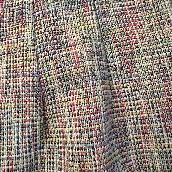 LOFT Pink Multi-color Tweed Skirt 2P - Picture 3 of 4